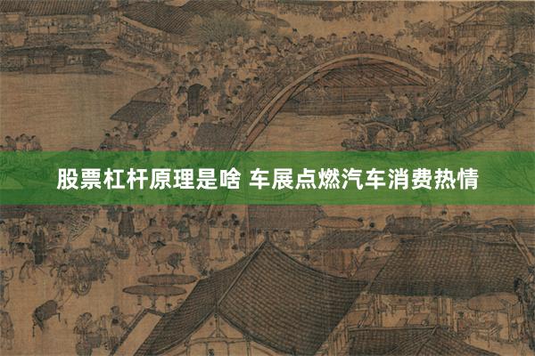 股票杠杆原理是啥 车展点燃汽车消费热情
