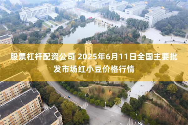 股票杠杆配资公司 2025年6月11日全国主要批发市场红小豆价格行情