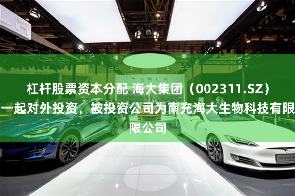 杠杆股票资本分配 海大集团（002311.SZ）新增一起对外投资，被投资公司为南充海大生物科技有限公司
